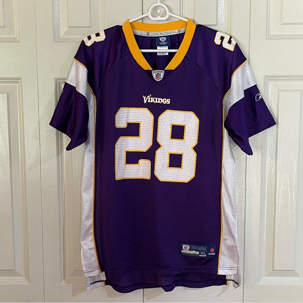 Minnesota Vikings Reebok Purple Jefferson Jersey Size XL Youth